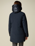 Doudoune mi-longue avec parties en nylon brillant image number 1