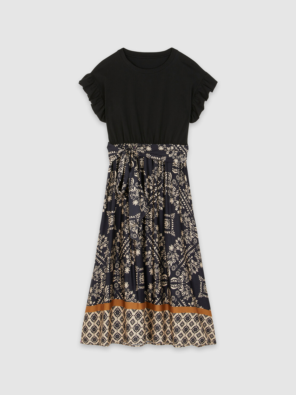 Vestito con gonna fantasia - Oltre.com