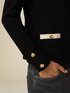 Cardigan with contrasting profiles image number 2