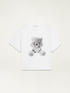 T-shirt con stampa e cristalli image number 3