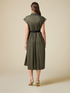Chemisier dress with macram&eacute; details image number 1