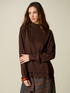 Rollkragenpullover aus Lurex-Wollmischung mit Spitze image number 0