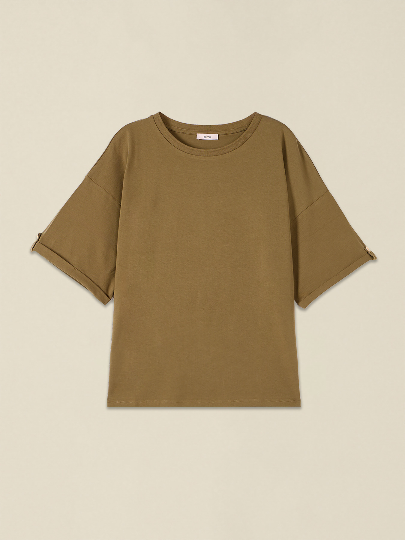 T-shirt oversize avec d&eacute;tail boutons image number 3