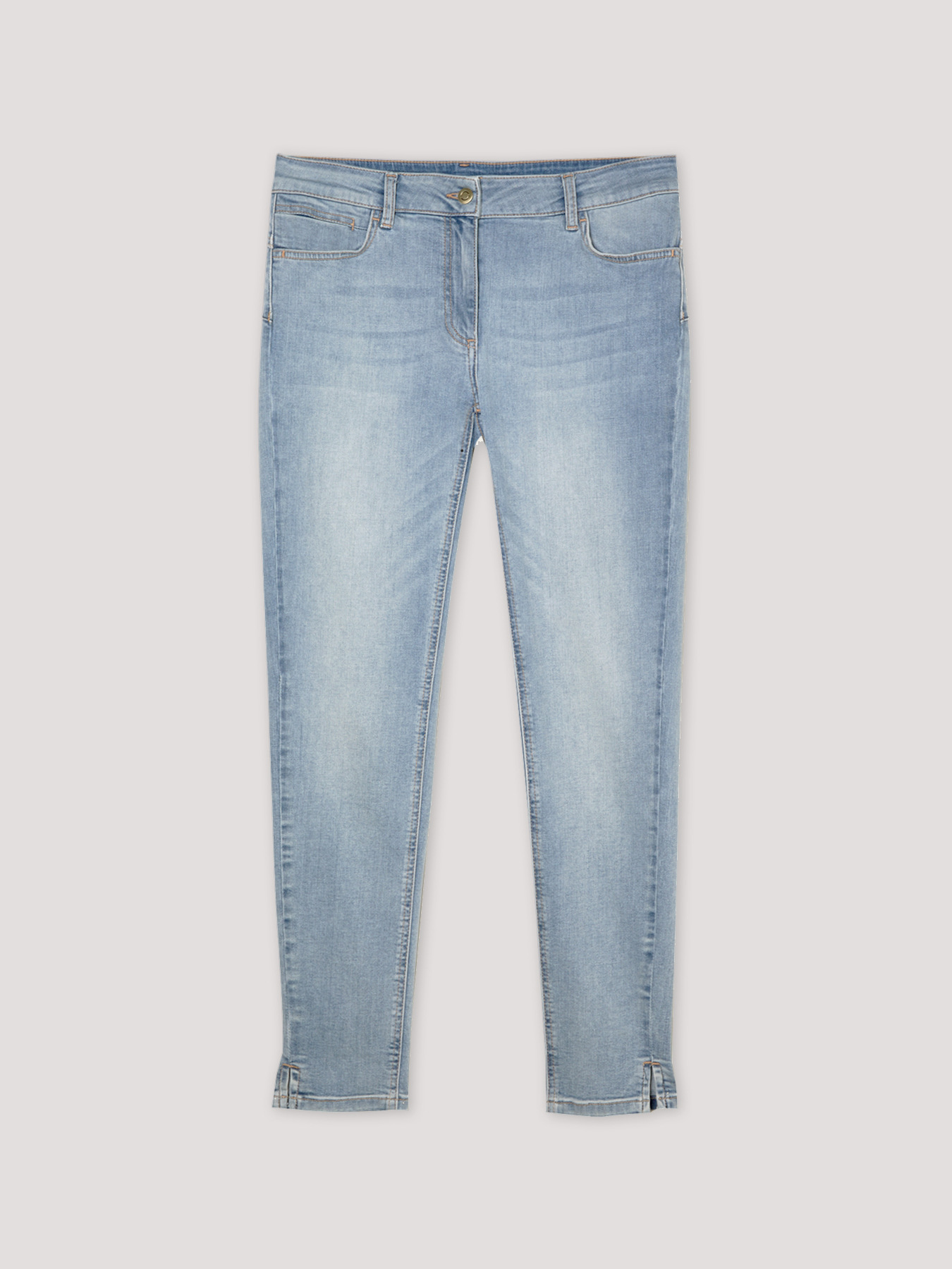 Paris stone bleached skinny jeans image number 3