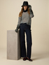 Wide leg jeans with bow detail image number 1