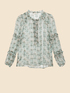 Patterned silk blouse image number 3