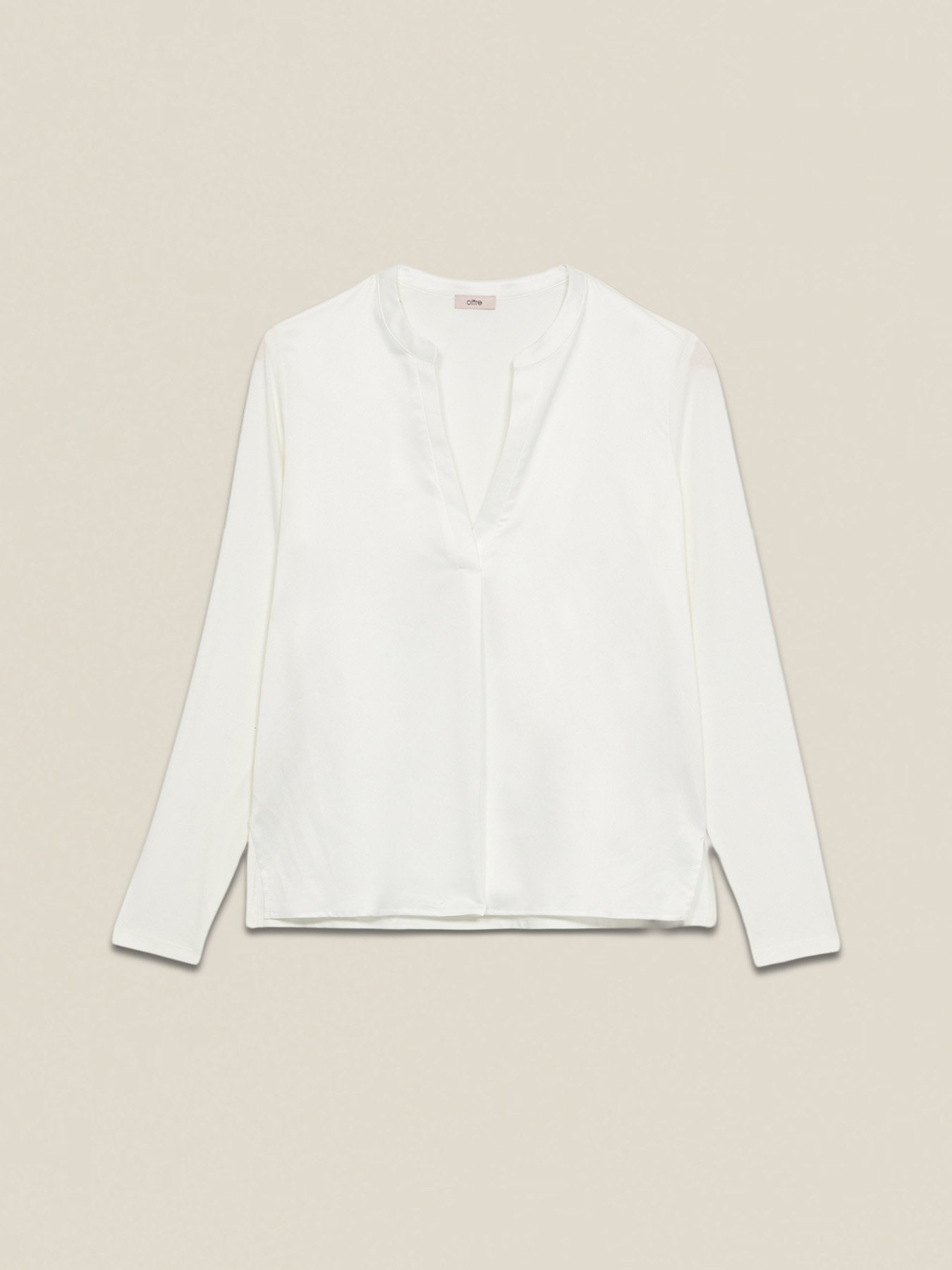 T-shirt bimaterica maniche lunghe image number 3