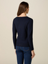 Viscose blend V-neck sweater image number 1