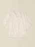 Bluse aus Lyocell-Mischung mit Stickerei image number 3