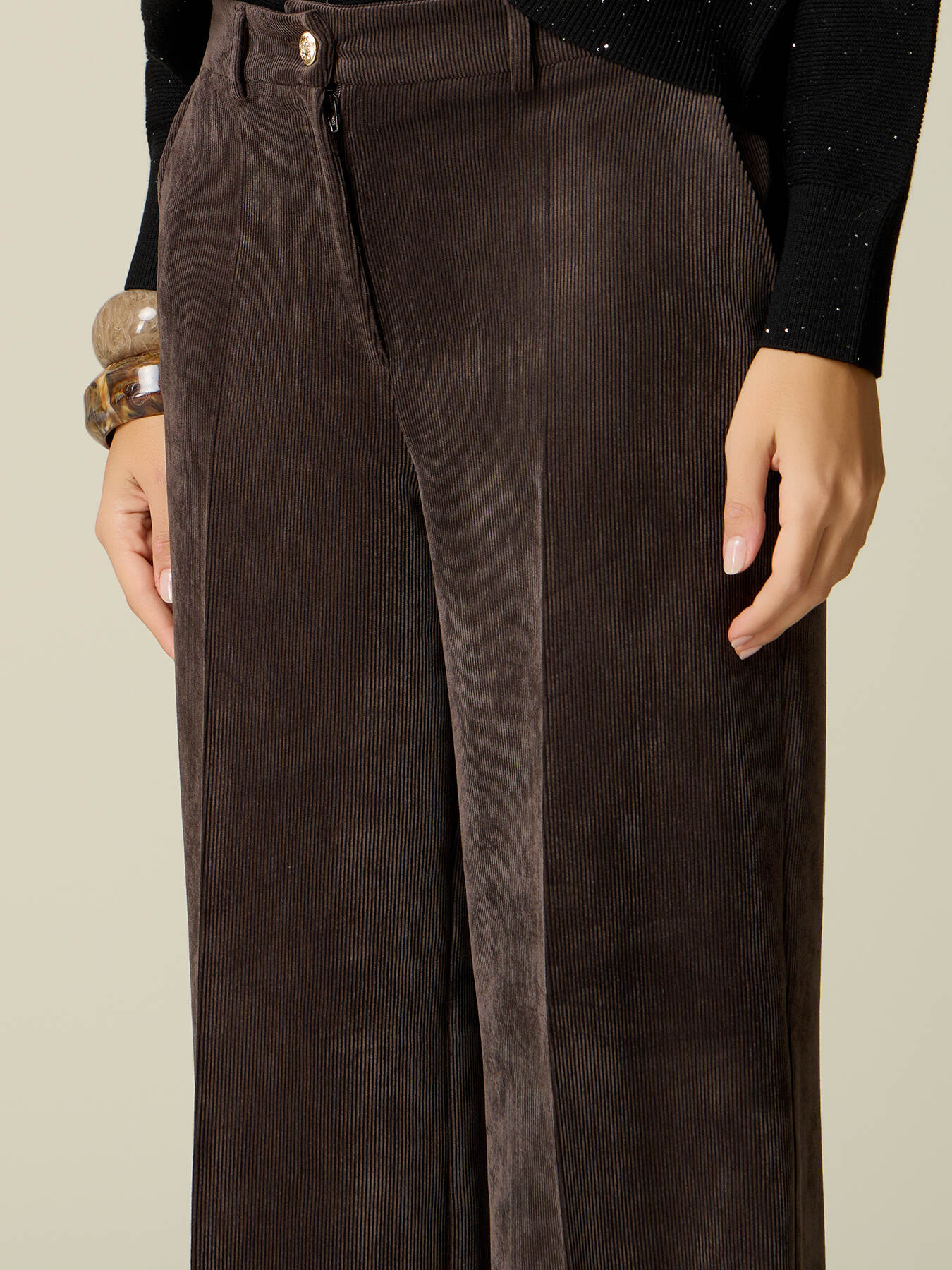 Corduroy palazzo pants image number 2