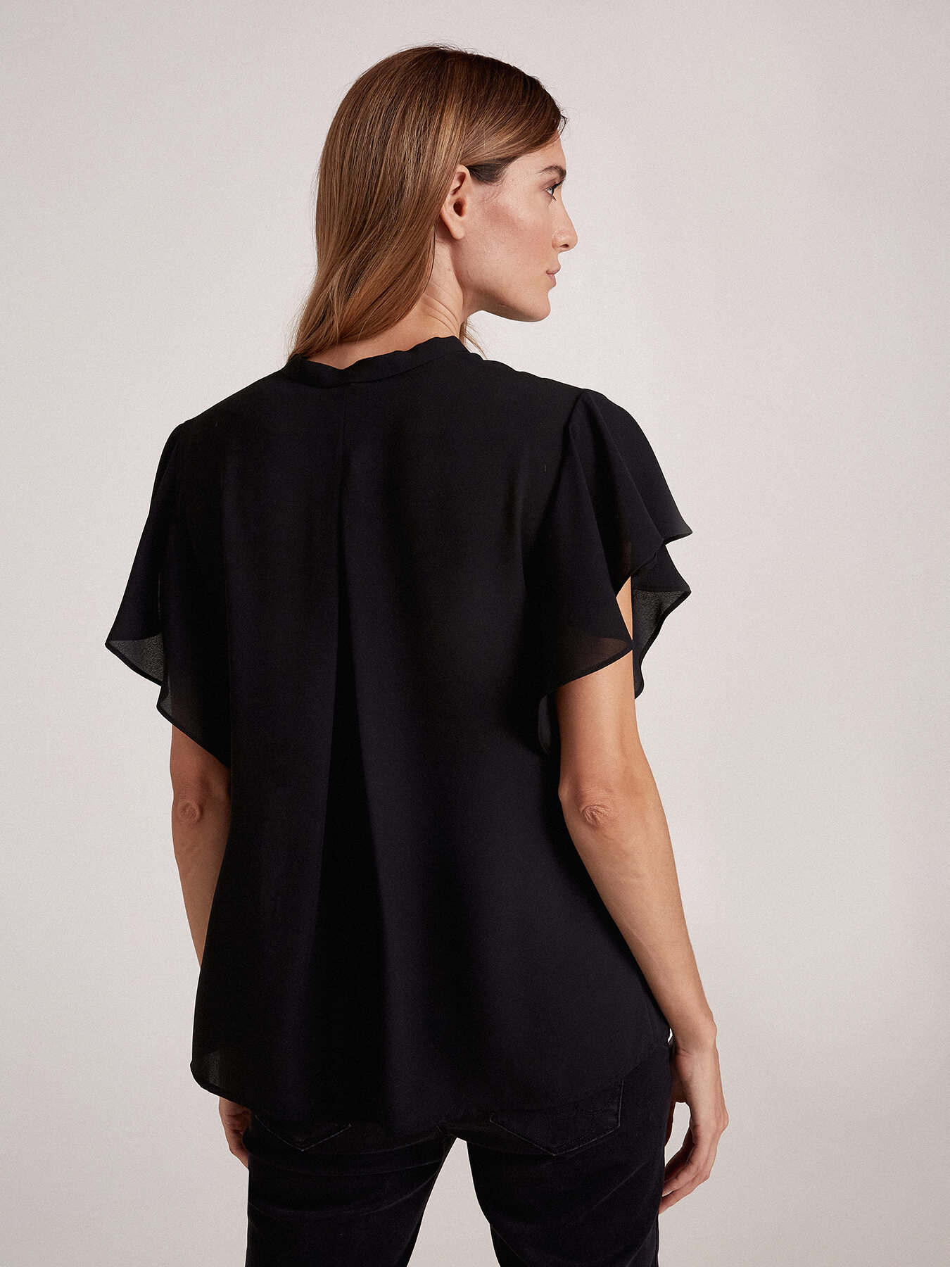 Blouse avec volant image number 1