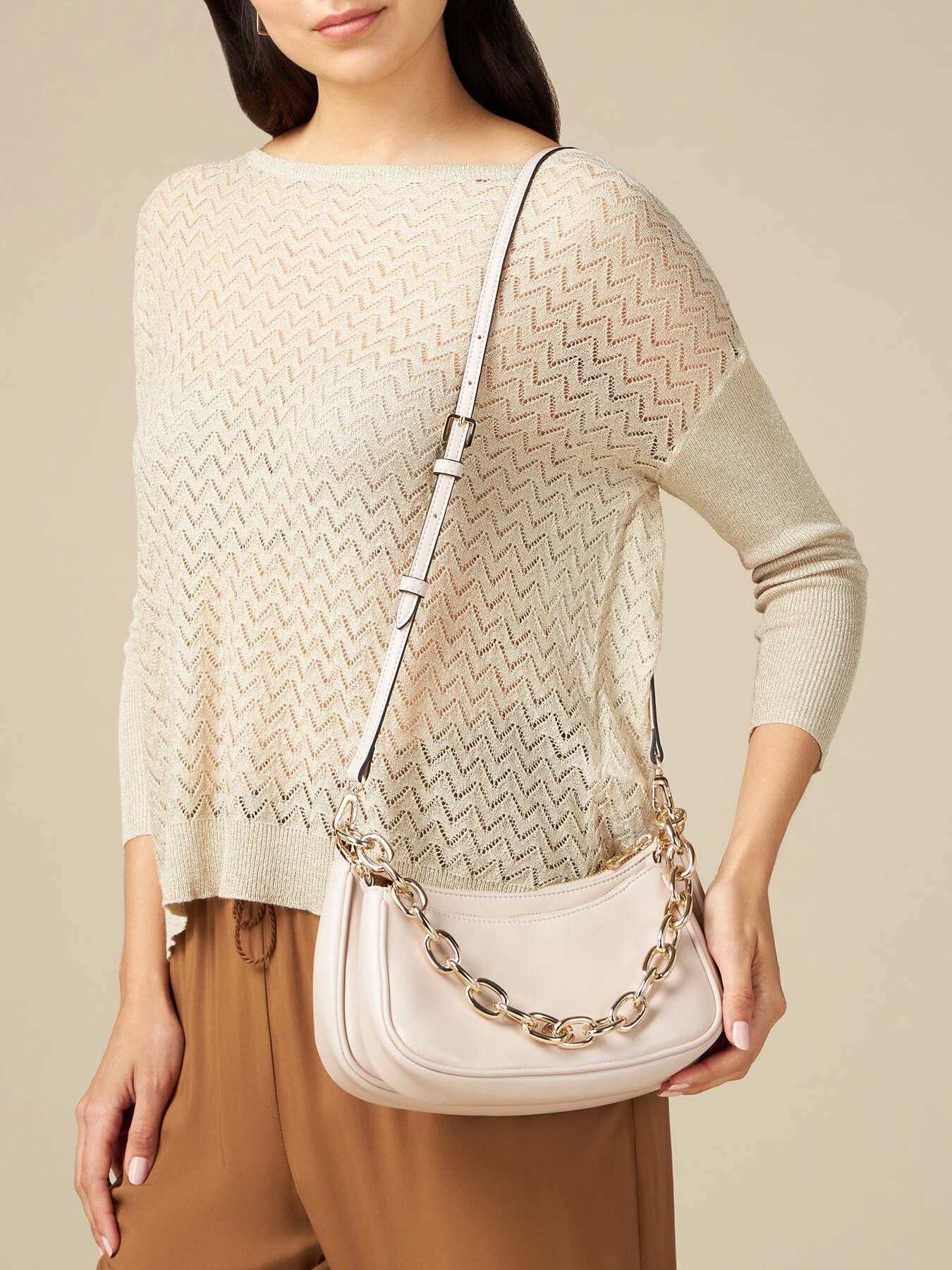 &bdquo;Zwei-in-Eins&ldquo; Baguettetasche image number 0