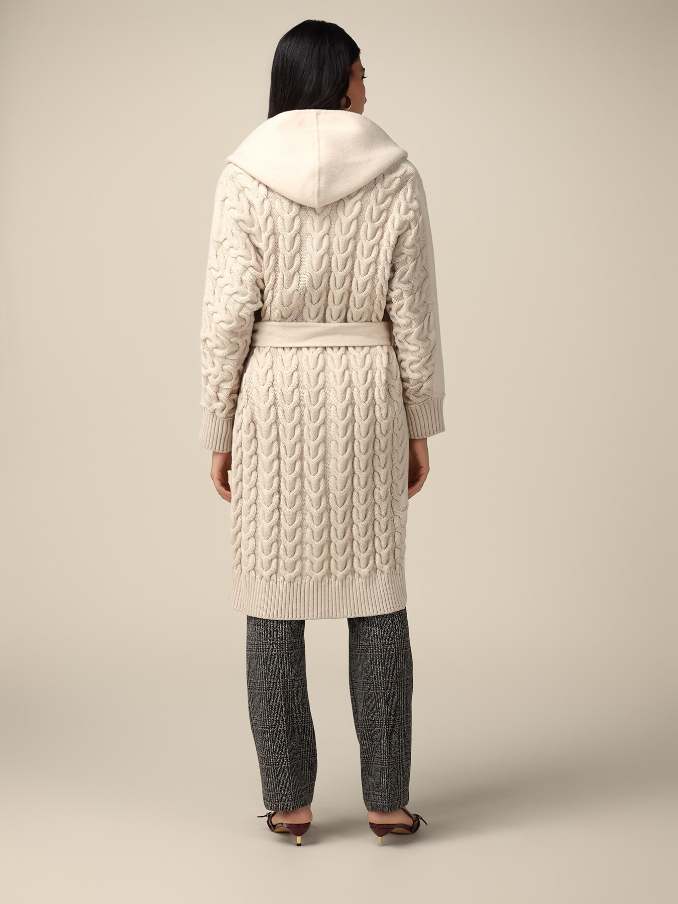 Cloth and knit coat image number 1