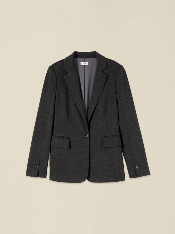 Blazer aus Milano-Strick