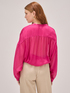 Silk blend oversized blouse image number 1
