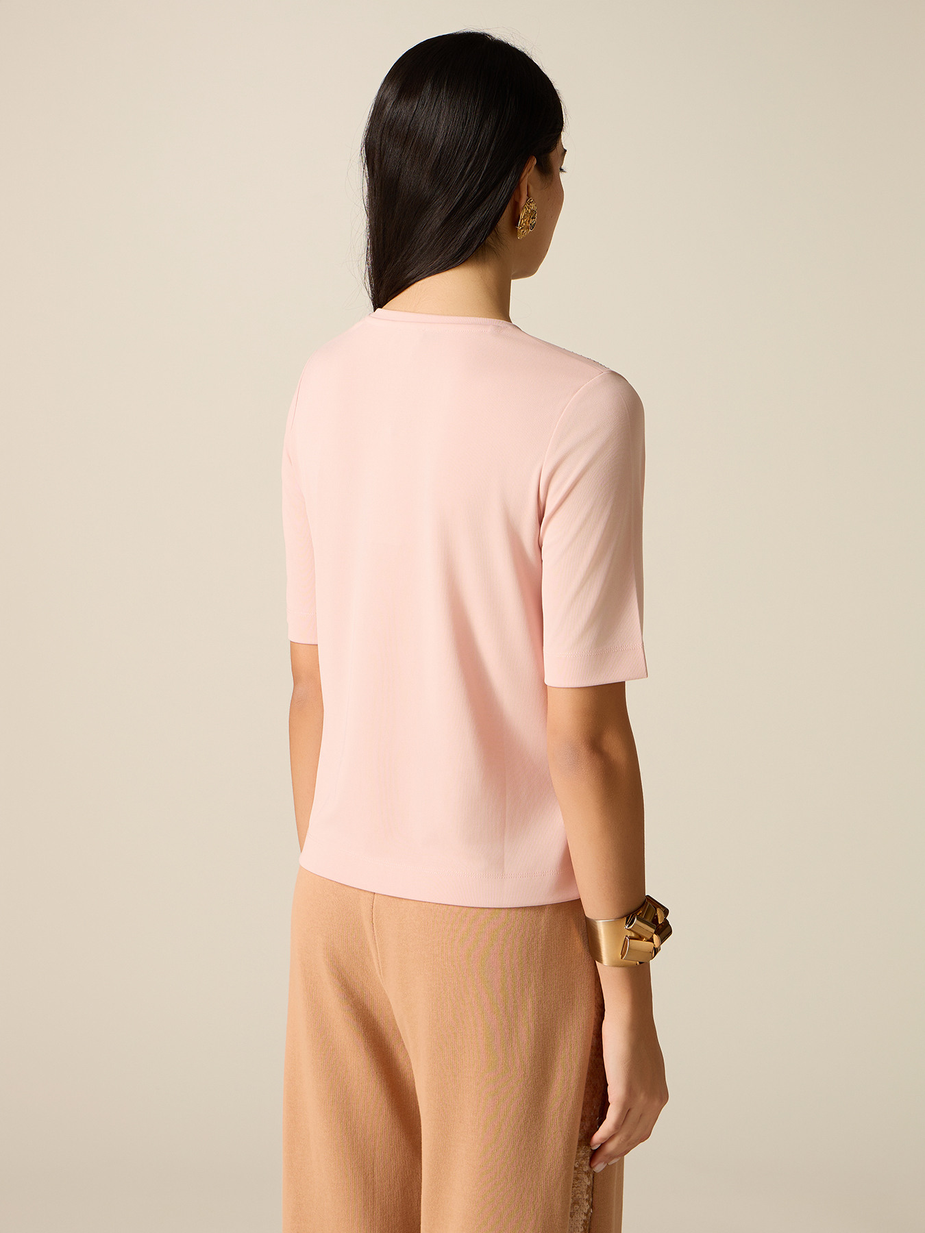 T-shirt with degrad&eacute; studs image number 1