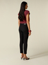 Pantaloni skinny con catena metallica image number 1