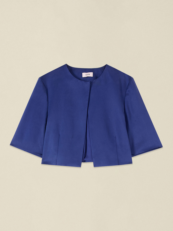 Short lyocell jacket