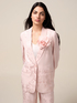 Blazer jacquard con spilla image number 0