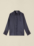 Striped satin shirt image number 3