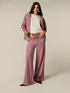 Joggers palazzo cu piping image number 0