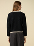 Two-tone jacket-effect cardigan image number 1