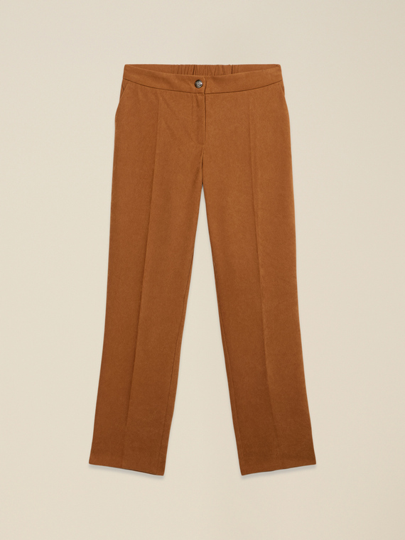 Regular corduroy pants