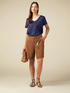 Tencel-blend Bermuda shorts image number 0