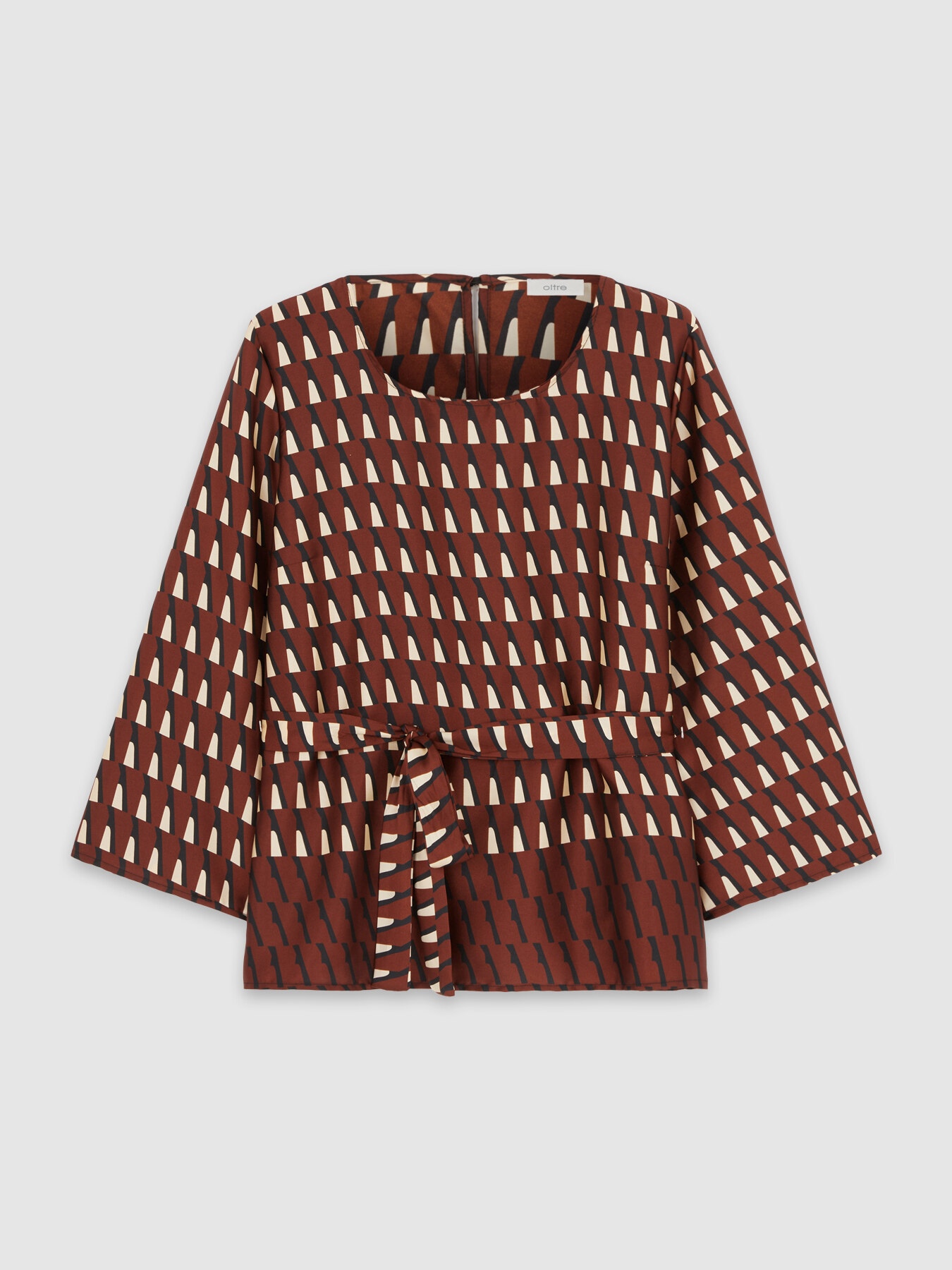 Gemusterte Bluse image number 3