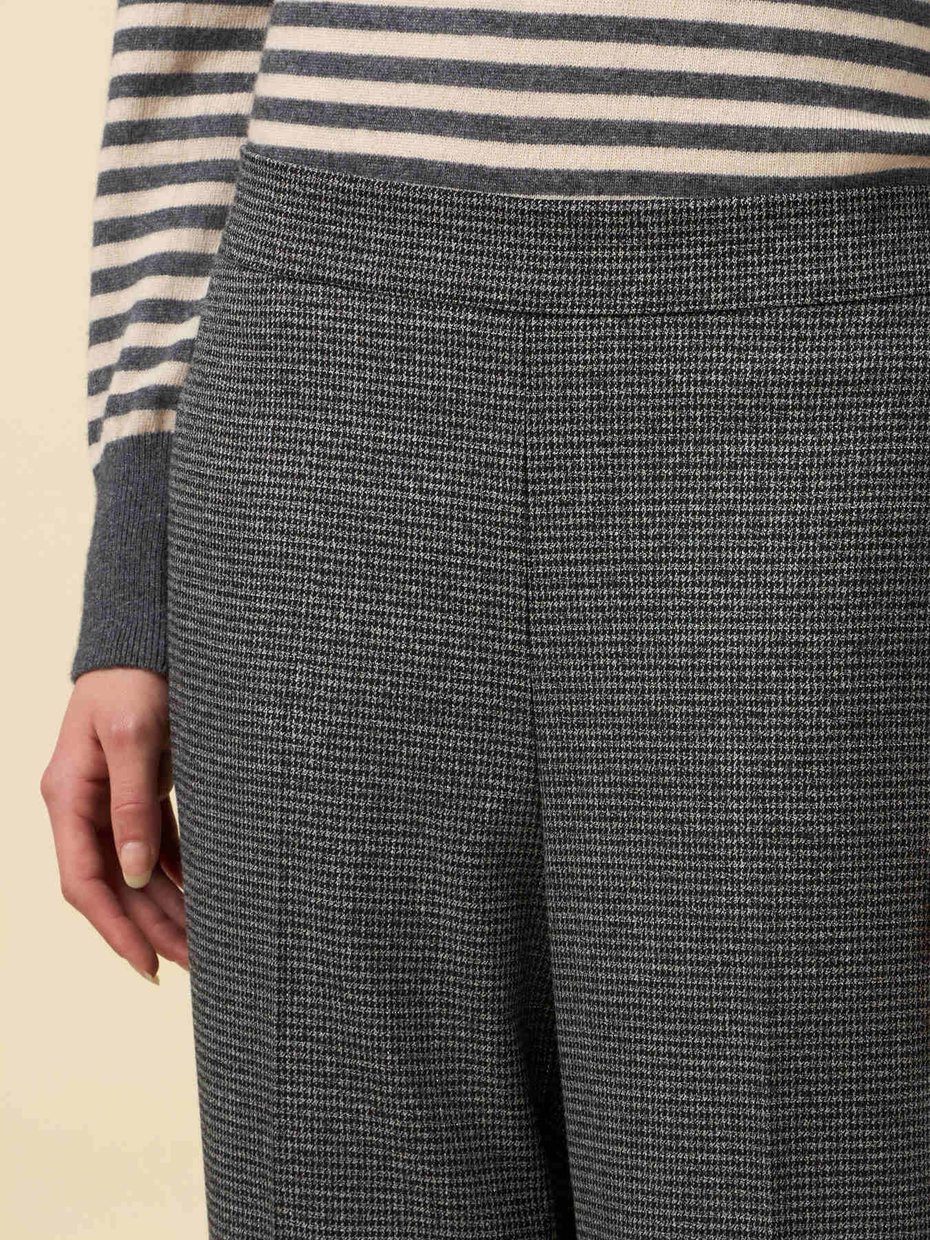 Pantaloni lurex jacquard image number 2