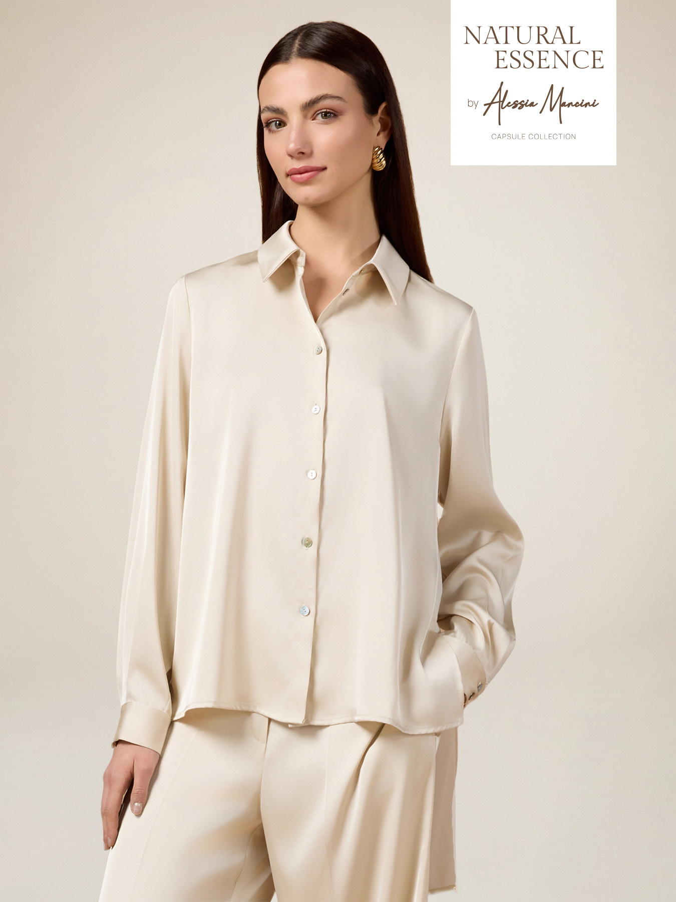 Chemise en satin image number 0