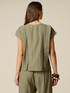 Blouse with short kimono sleeves image number 1