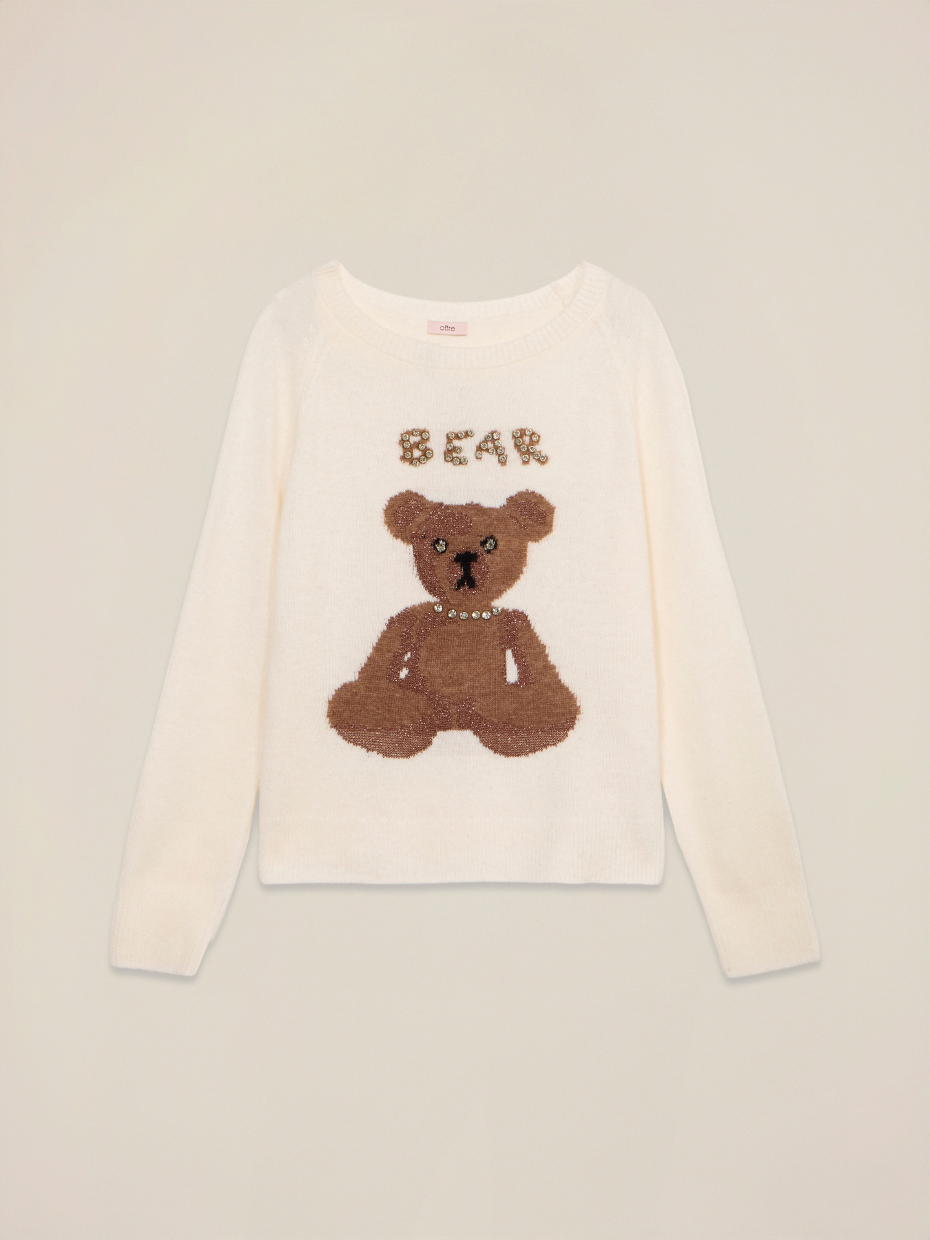 Jersey jacquard con engastes image number 3