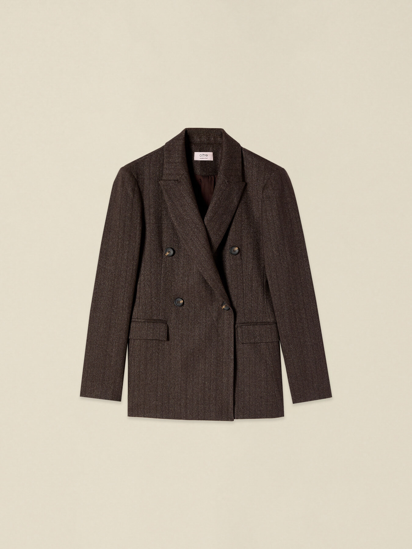 Blazer crois&eacute; teint fil image number 4