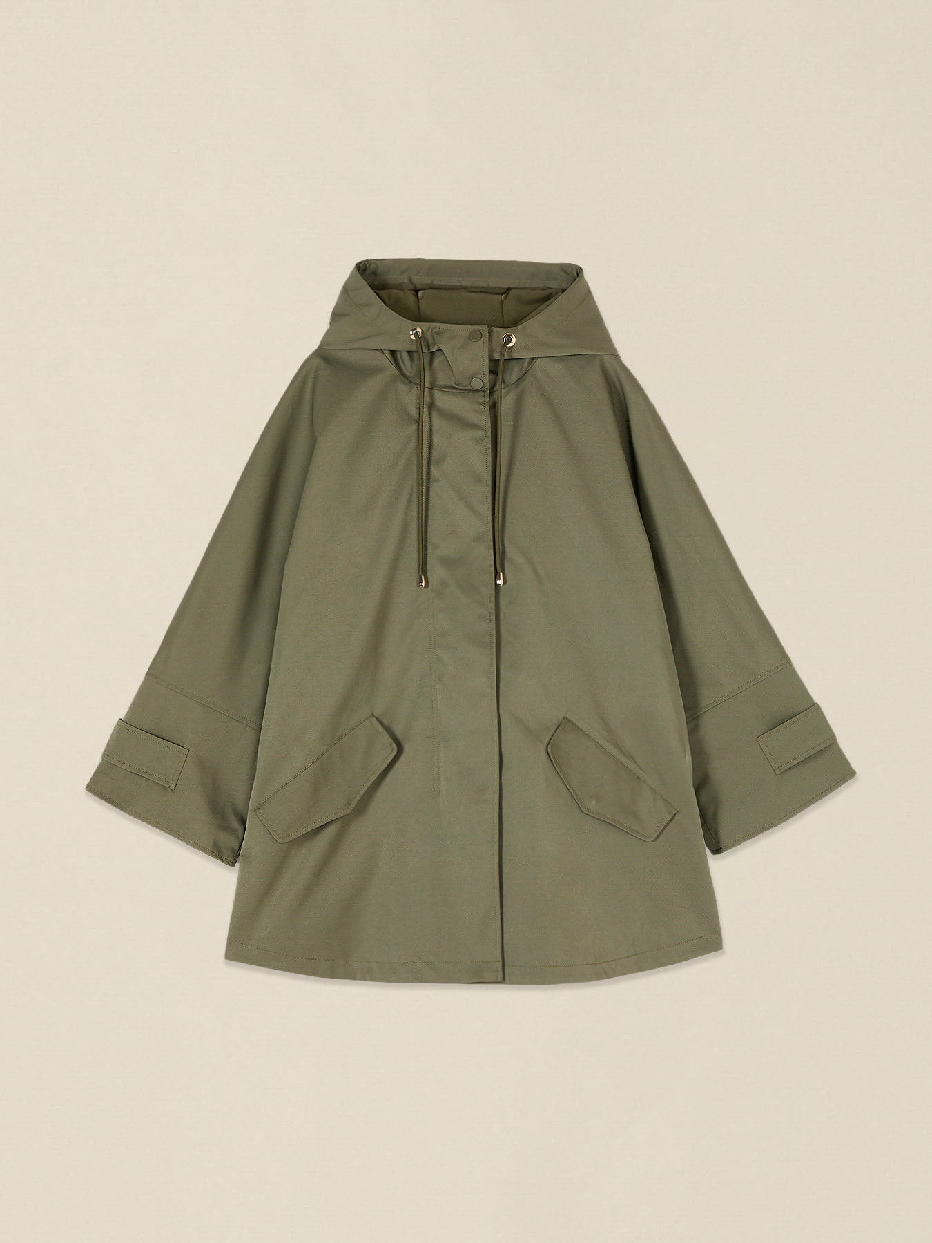 Oversized parka with hood image number 3