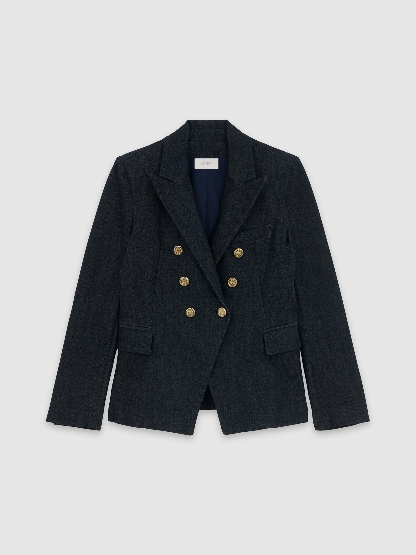 Blazer de tejido vaquero image number 3