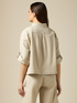 Linen blend boxy jacket image number 1