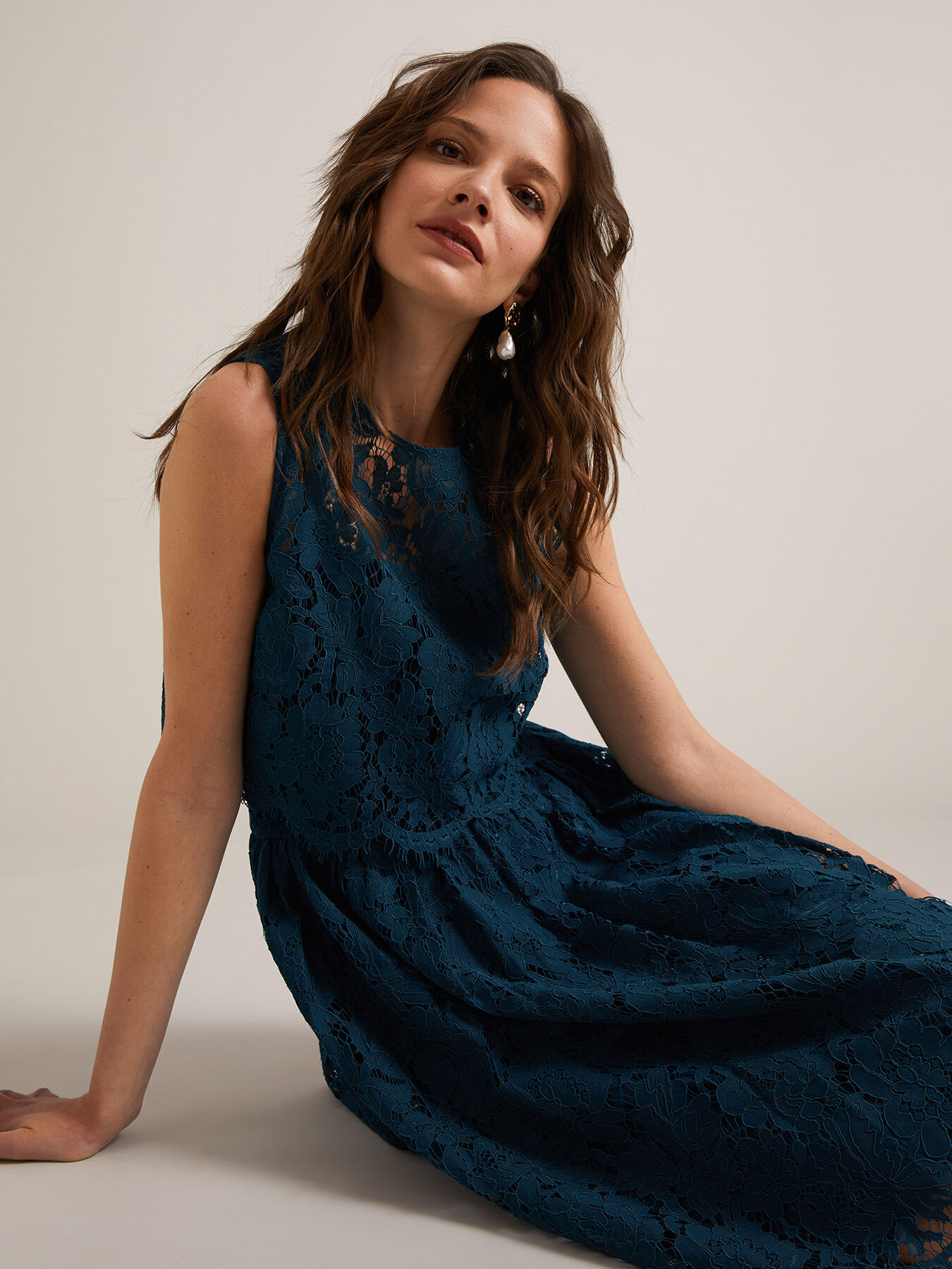 Vestito cerimonia in pizzo image number 1