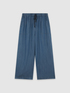 Pantaloni cropped Osaka in tencel image number 3