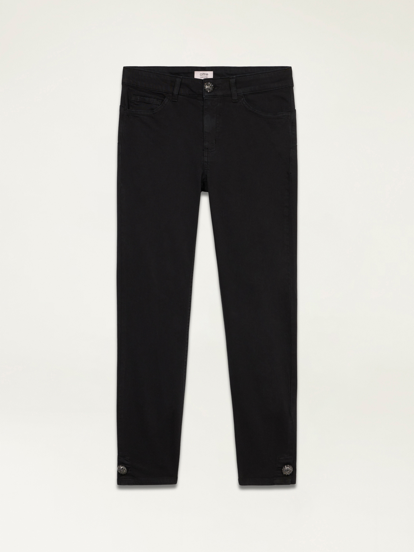 Pantal&oacute;n skinny con botones joya image number 4