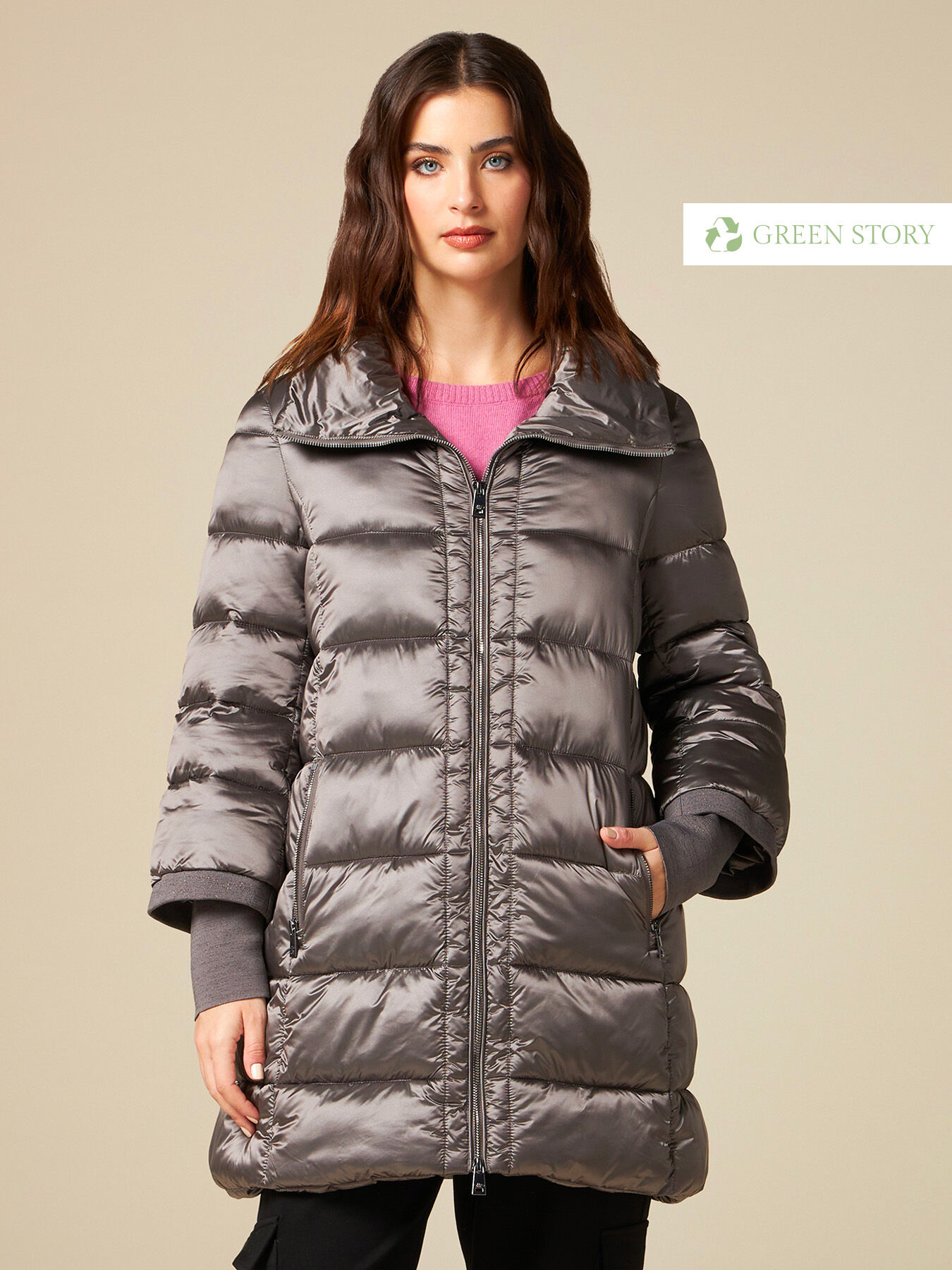 Piumino midi eco-friendly image number 0