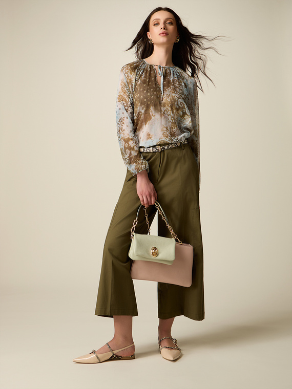 Cropped cargo pants