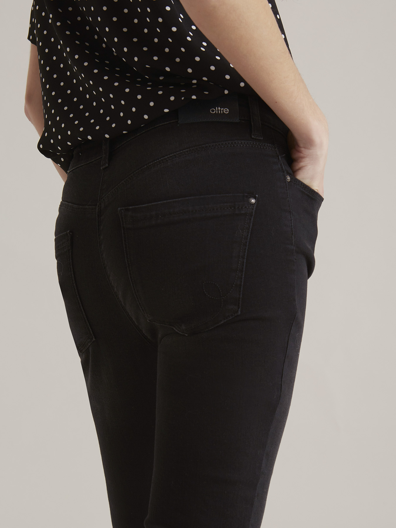 Jeans skinny Paris neri image number 2