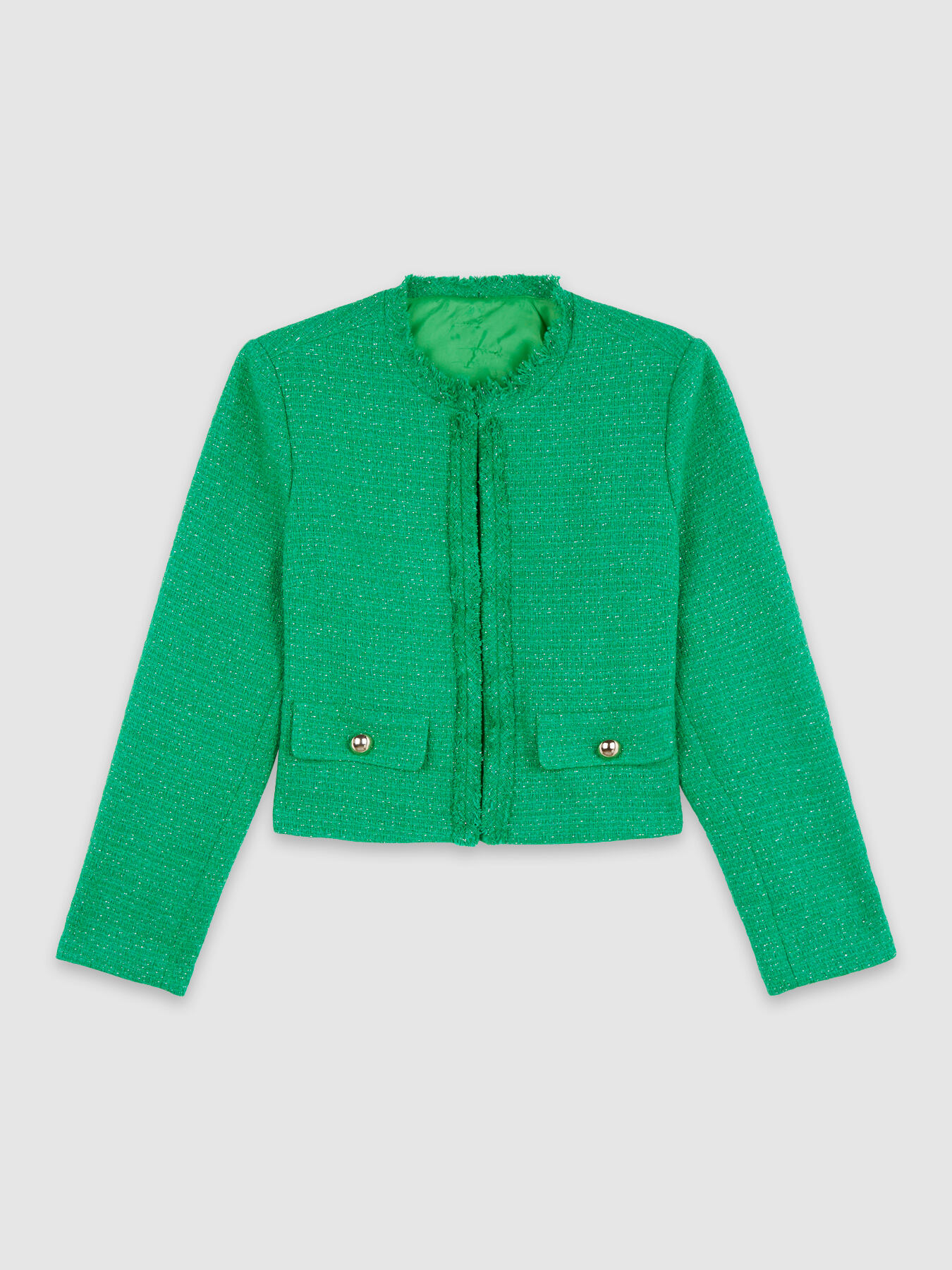 Short tweed jacket image number 3