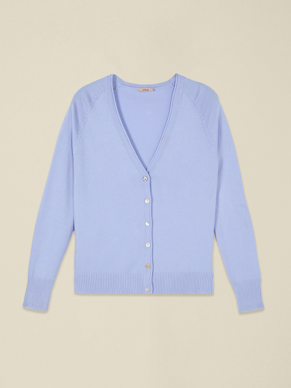 Viscose blend cardigan