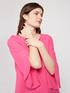 Blusa in tessuto operato image number 2