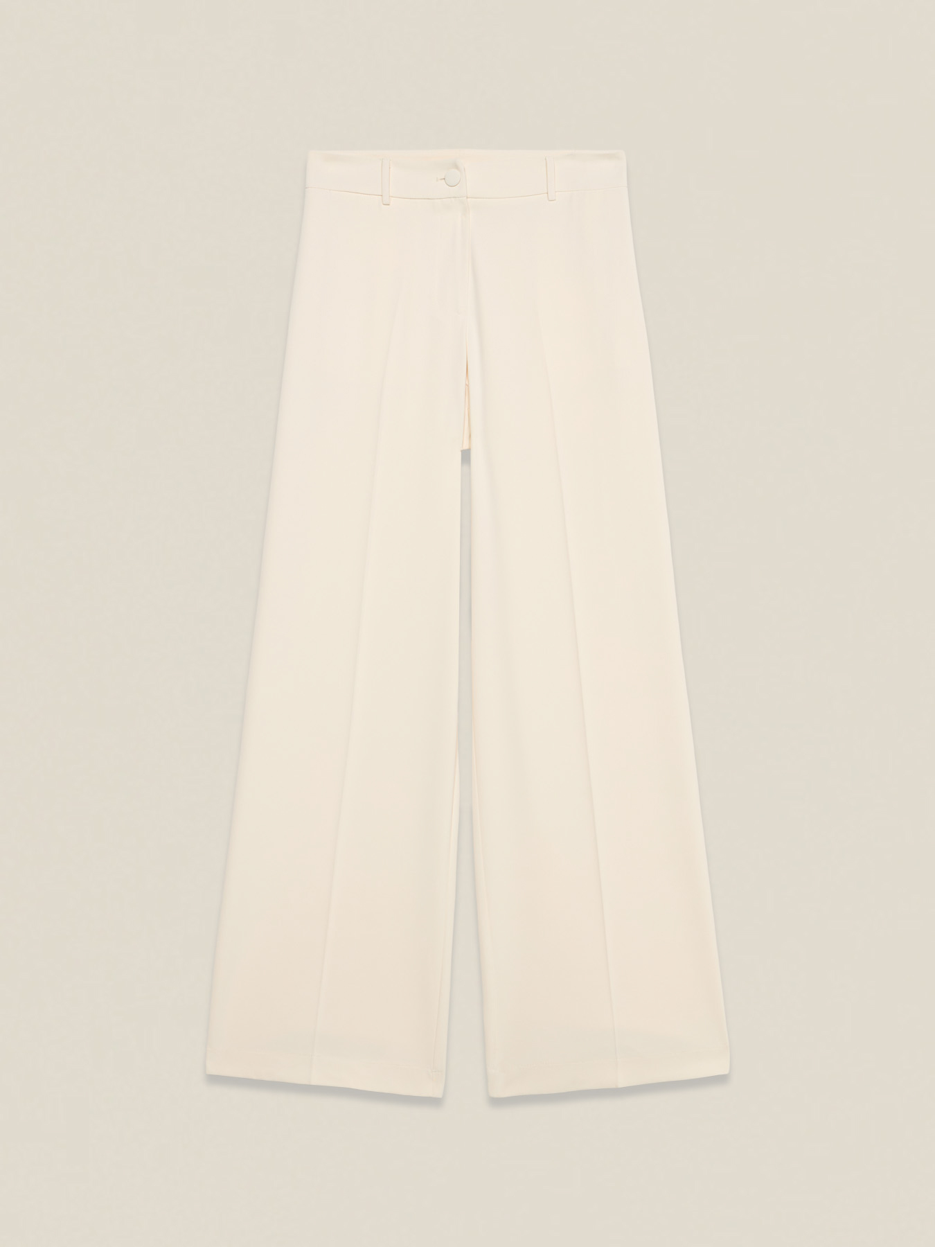 Chiffon Fabric White Chiffon Palazzo Pants Wide-leg Palazzo Pants