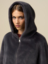 Blousonjacke in Teddy-Optik mit Kapuze image number 2
