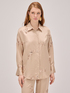 Camicia in raso con ricami in paillettes image number 0