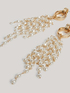 Multi-strand earrings with pearls image number 1